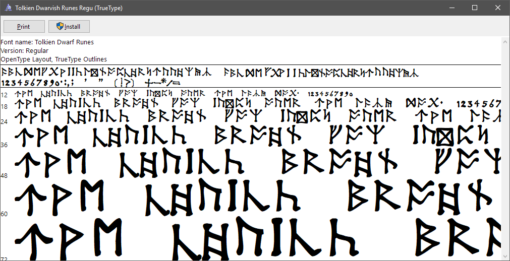 Khuzdul The hobbit, Alphabet code, Lord of the rings